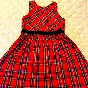 EUC Jcrew tartan plaid dress